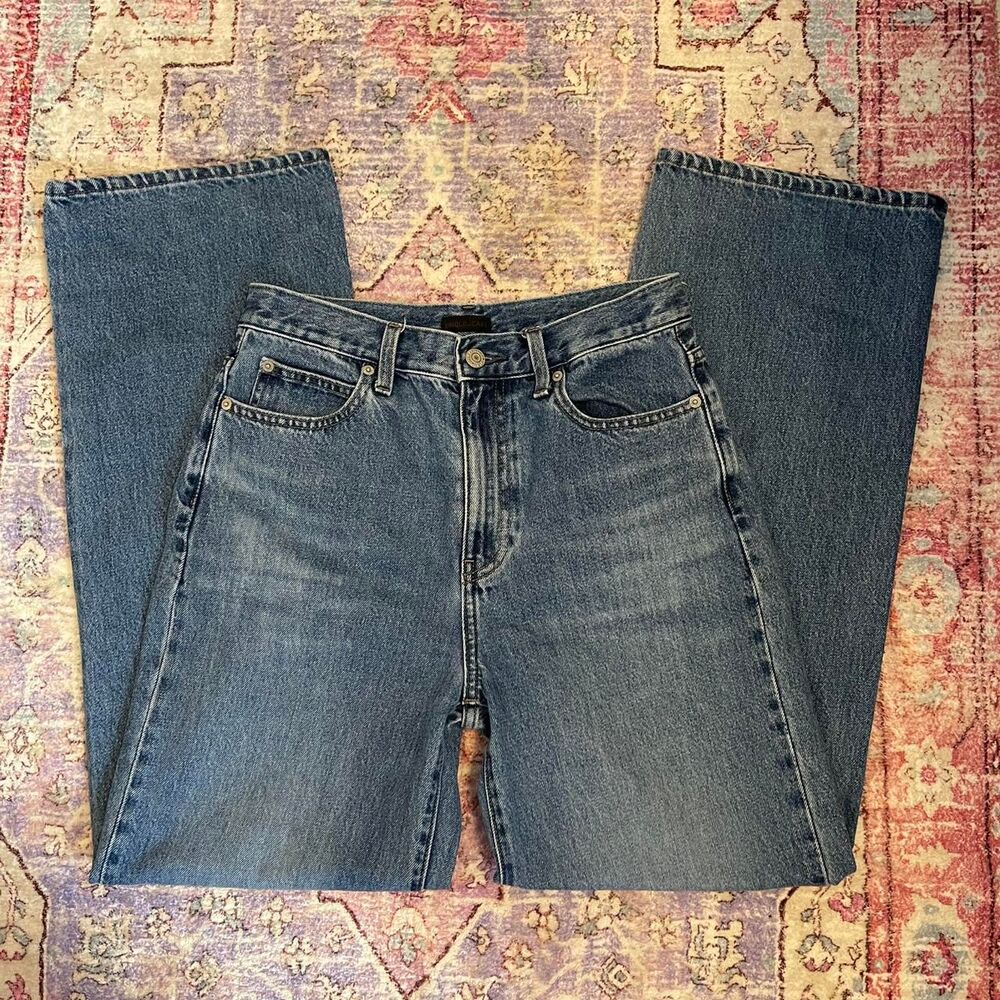 Uniqlo Women's Blue and Navy Jeans